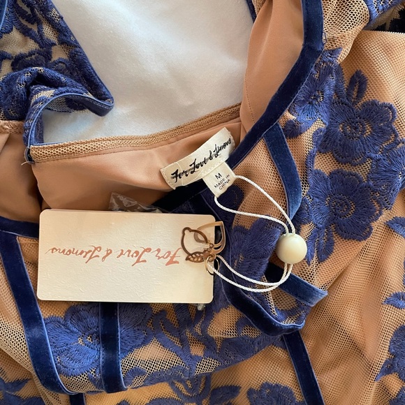 For Love and Lemons Blue Temecula Mini Dress 💙 - Picture 5 of 6